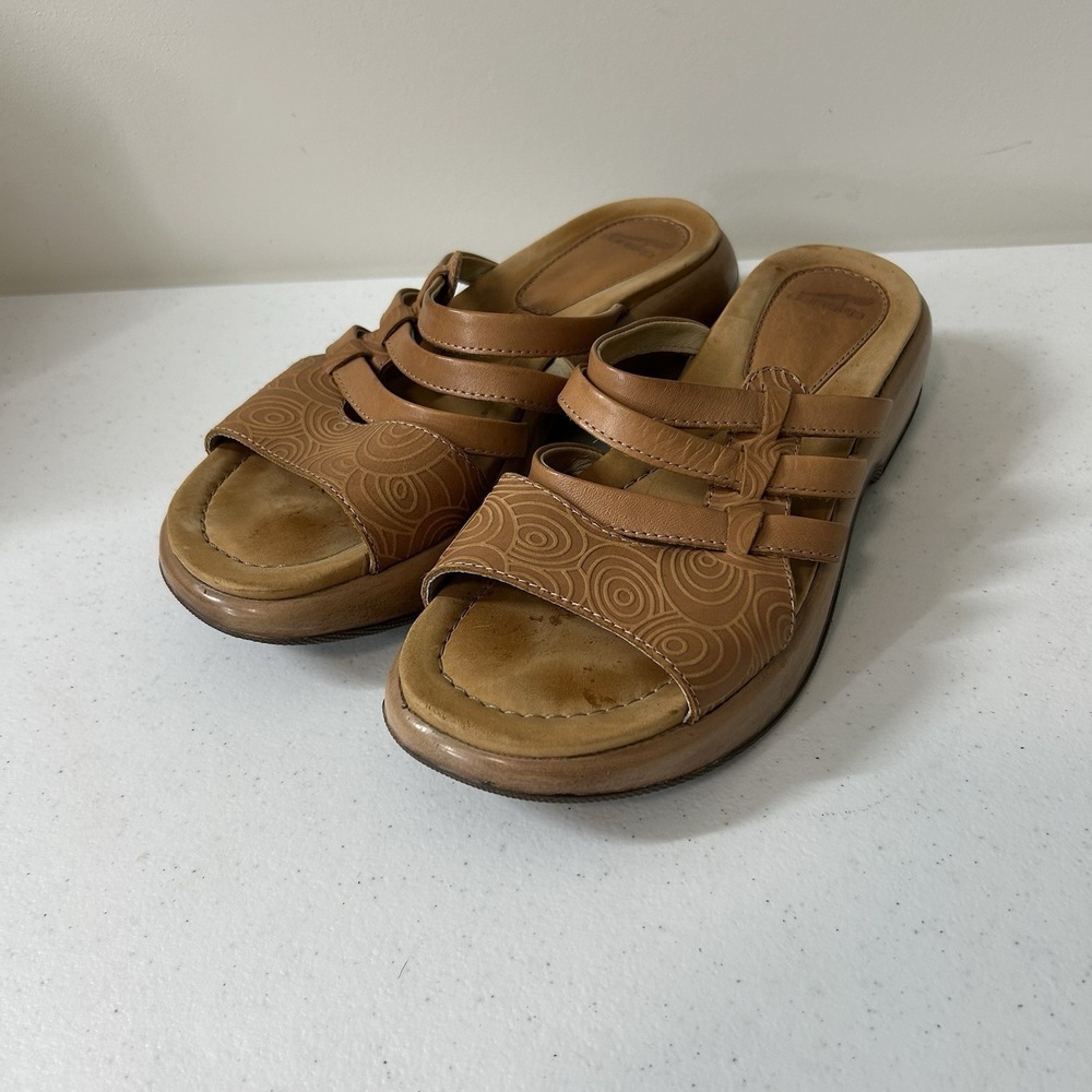Women's Casual Tan Slide Sandals
